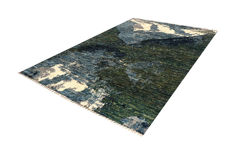 Multi Colored Abstract 6' 6 x 9' 5 - No. 66310 - ALRUG Rug Store