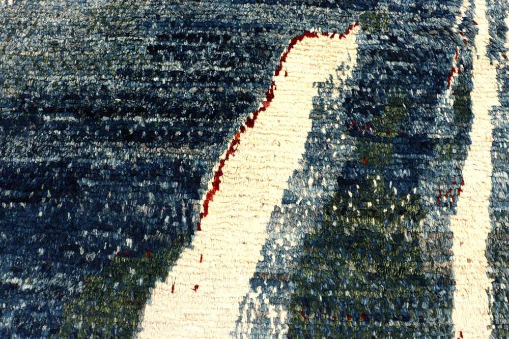 Multi Colored Abstract 6' 8 x 9' 7 - No. 66312 - ALRUG Rug Store