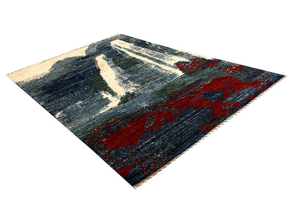 Multi Colored Abstract 6' 8 x 9' 7 - No. 66312 - ALRUG Rug Store