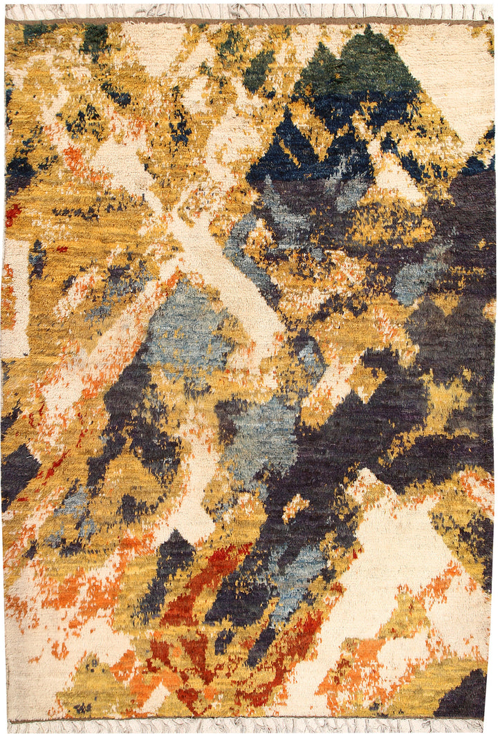 Multi Colored Abstract 6' 8 x 9' 5 - No. 66313 - ALRUG Rug Store