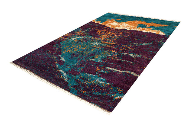 Multi Colored Abstract 6' 7 x 9' 8 - No. 66315 - ALRUG Rug Store