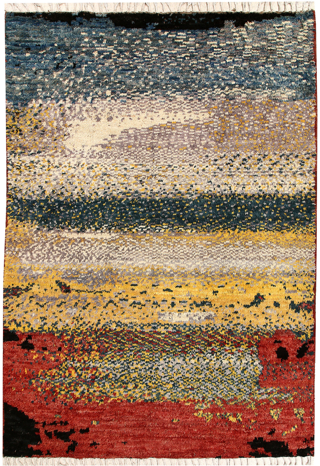 Multi Colored Abstract 6' 7 x 9' 8 - No. 66316 - ALRUG Rug Store