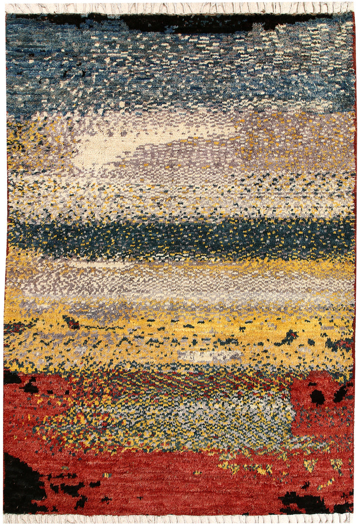 Multi Colored Abstract 6' 7 x 9' 8 - No. 66316 - ALRUG Rug Store