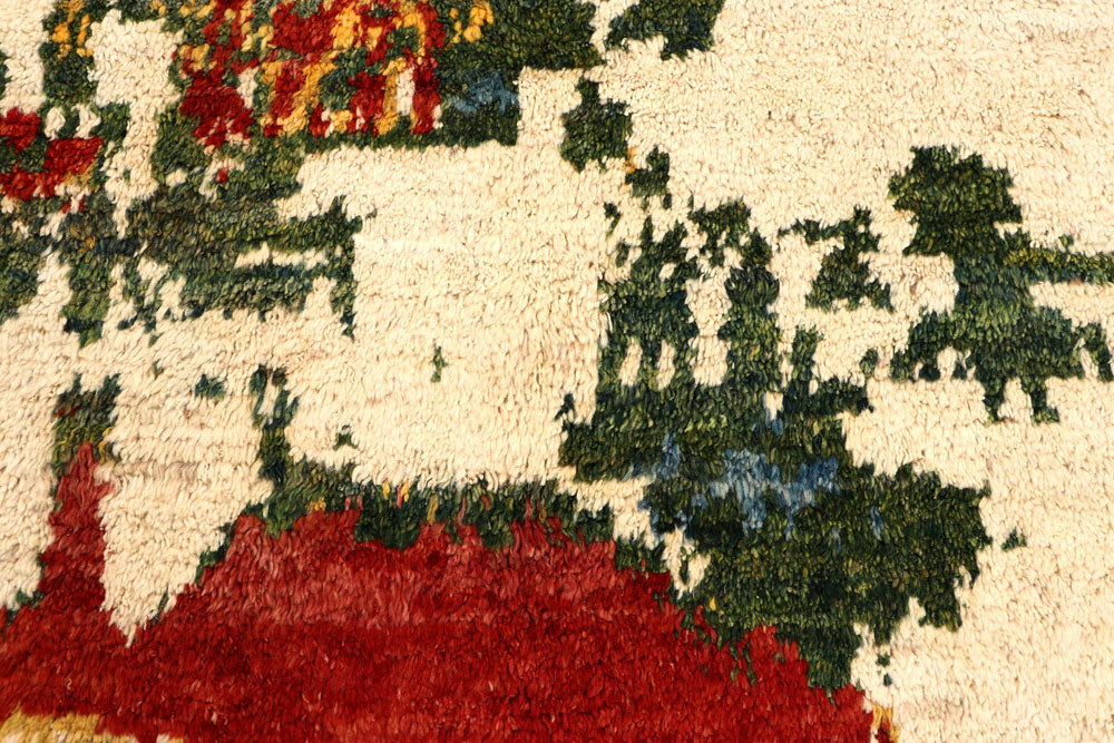 Multi Colored Abstract 6' 8 x 9' 5 - No. 66317 - ALRUG Rug Store