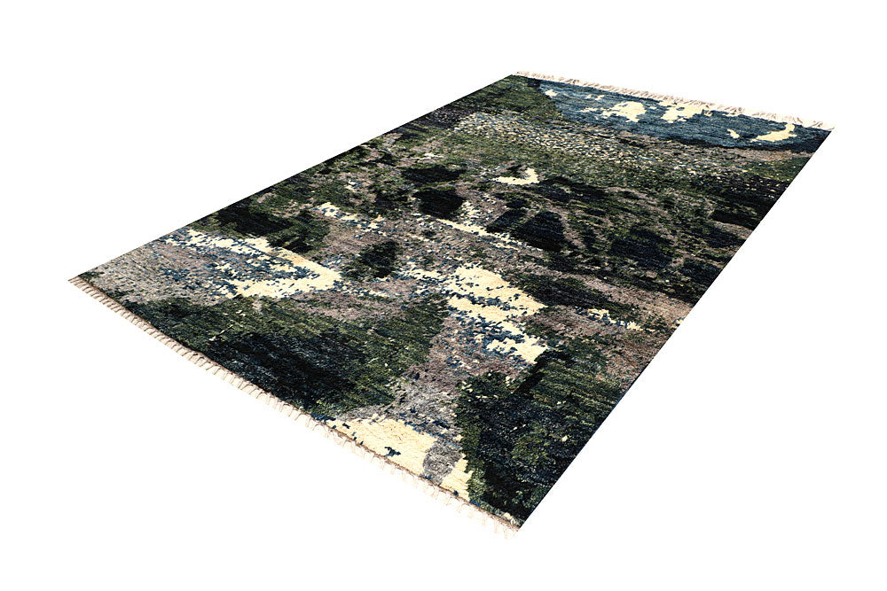 Multi Colored Abstract 6' 8 x 9' 9 - No. 66318 - ALRUG Rug Store