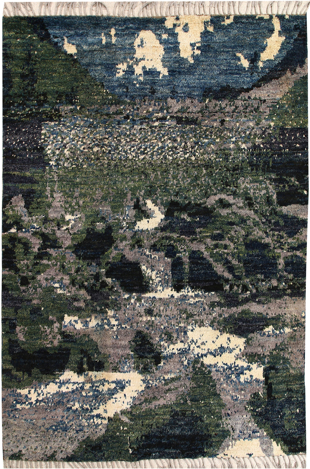 Multi Colored Abstract 6' 8 x 9' 9 - No. 66318 - ALRUG Rug Store