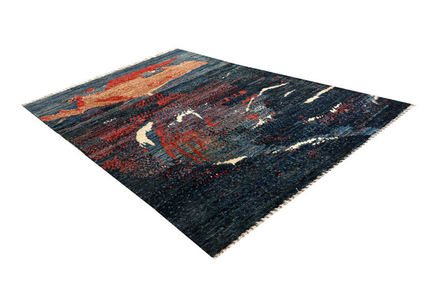Multi Colored Abstract 6' 4 x 9' 7 - No. 66319 - ALRUG Rug Store
