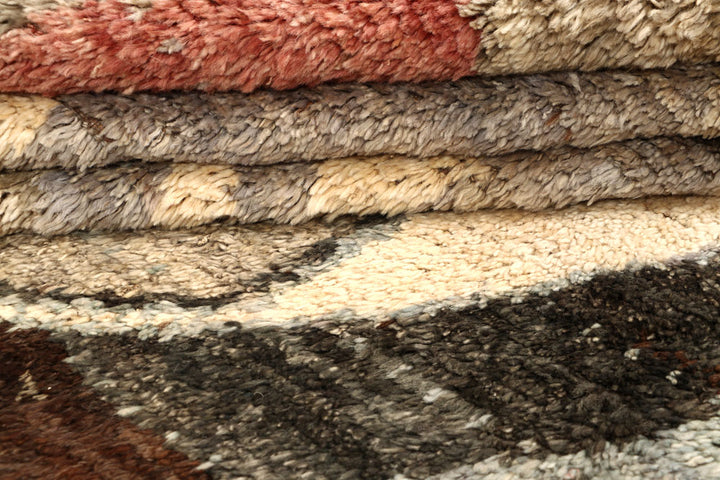 Multi Colored Abstract 6' 8 x 10' - No. 66320 - ALRUG Rug Store