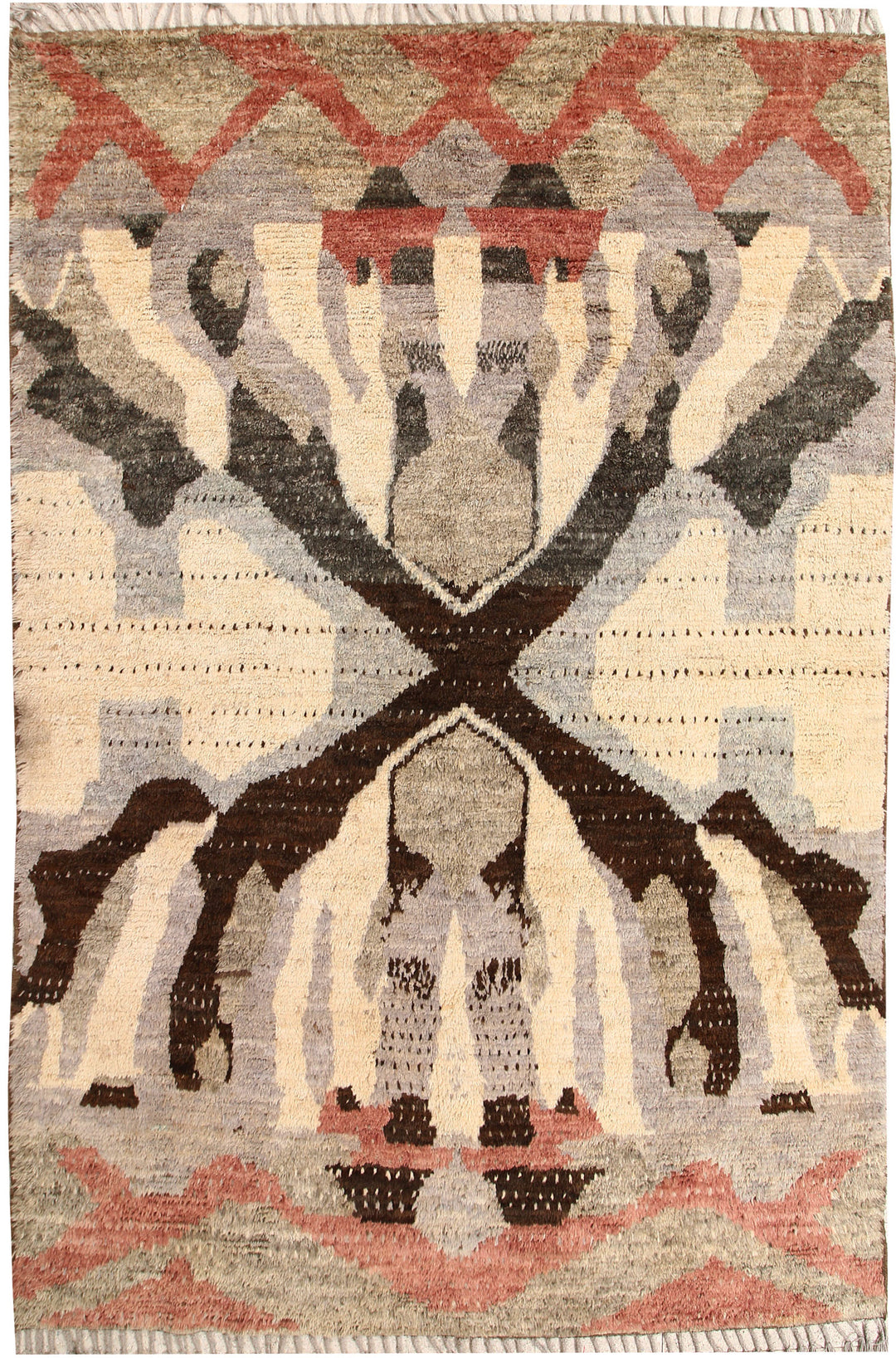 Multi Colored Abstract 6' 8 x 10' - No. 66320 - ALRUG Rug Store