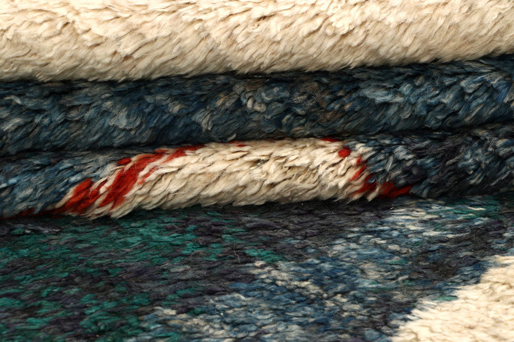 Multi Colored Abstract 5' 9 x 9' 9 - No. 66322 - ALRUG Rug Store