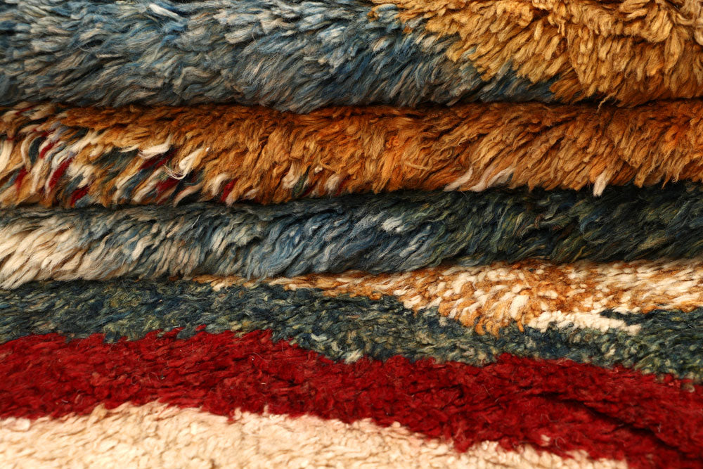 Multi Colored Abstract 6' 9 x 9' 6 - No. 66323 - ALRUG Rug Store