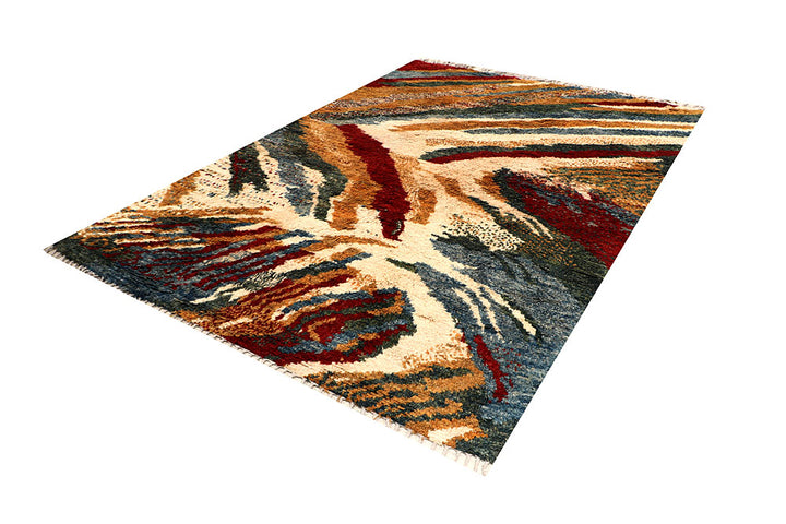 Multi Colored Abstract 6' 9 x 9' 6 - No. 66323 - ALRUG Rug Store