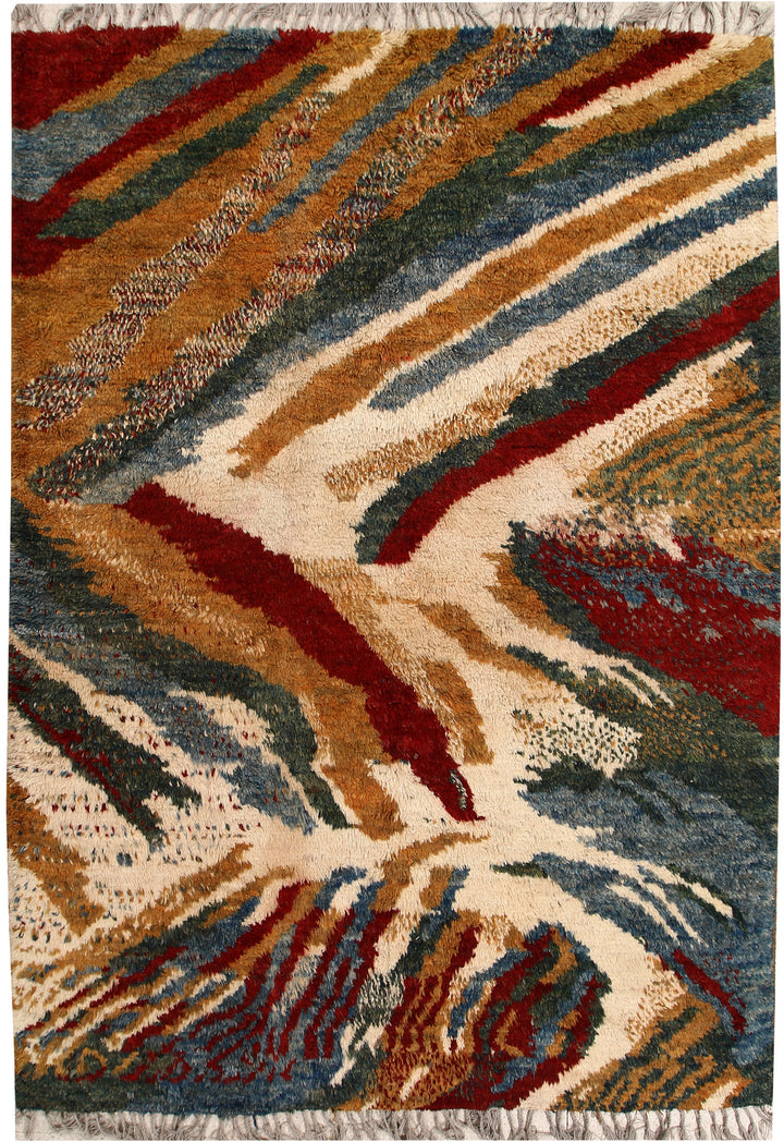 Multi Colored Abstract 6' 9 x 9' 6 - No. 66323 - ALRUG Rug Store
