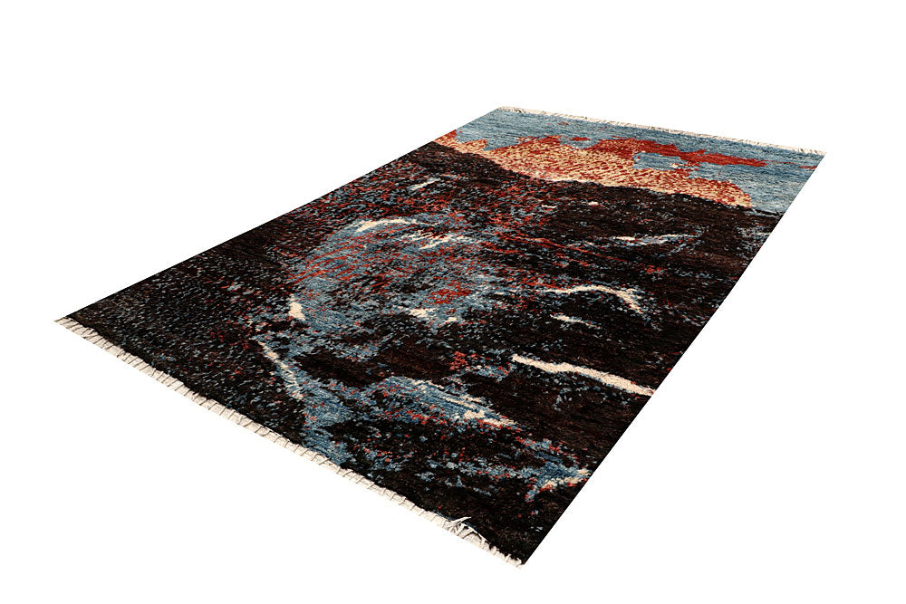 Multi Colored Abstract 6' 7 x 9' 9 - No. 66325 - ALRUG Rug Store