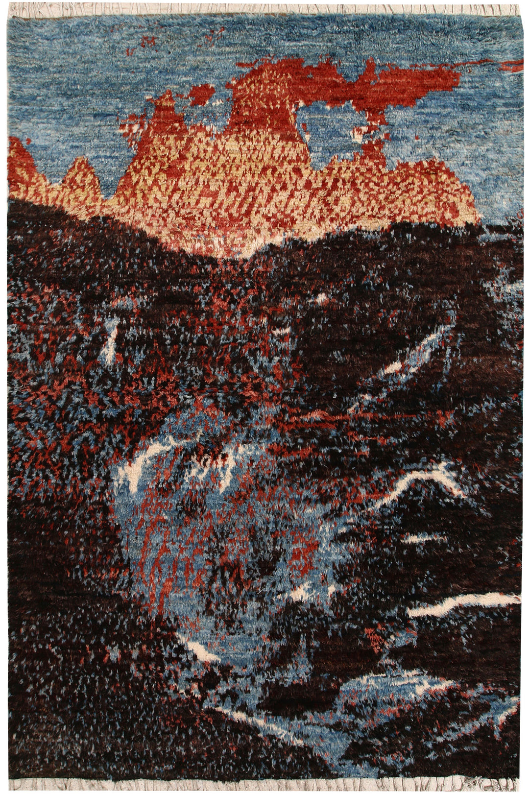 Multi Colored Abstract 6' 7 x 9' 9 - No. 66325 - ALRUG Rug Store