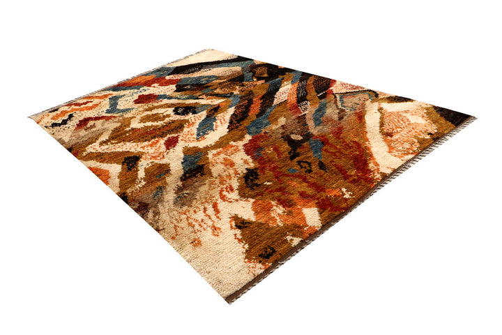 Multi Colored Abstract 6' 11 x 9' 7 - No. 66326 - ALRUG Rug Store
