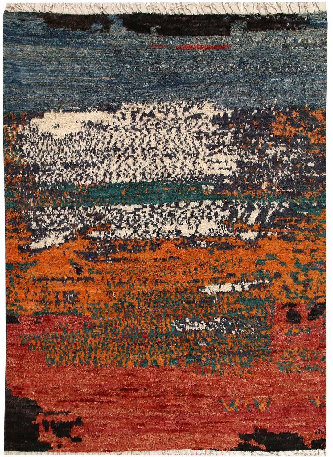 Multi Colored Abstract 6' 10 x 9' 5 - No. 66328 - ALRUG Rug Store