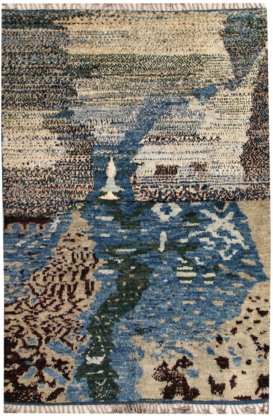 Multi Colored Abstract 6' 7 x 9' 9 - No. 66329 - ALRUG Rug Store