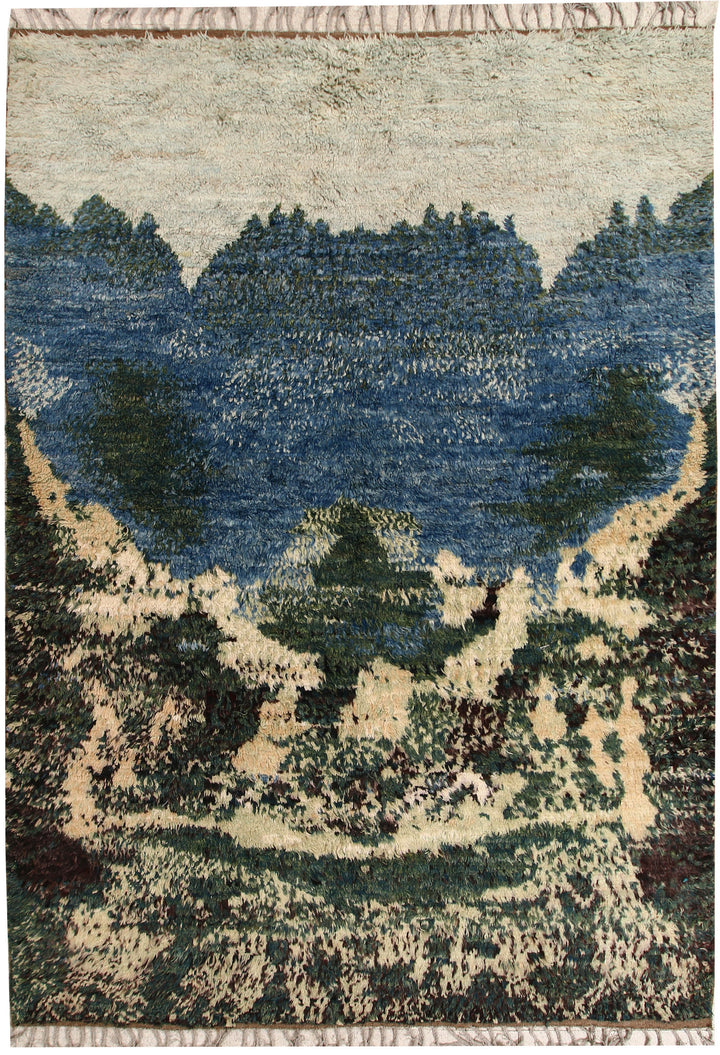 Multi Colored Abstract 6' 10 x 9' 7 - No. 66330 - ALRUG Rug Store