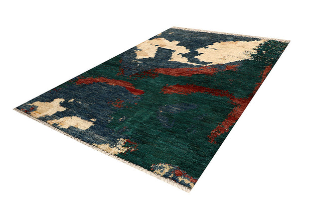 Multi Colored Abstract 6' 8 x 9' 9 - No. 66331 - ALRUG Rug Store