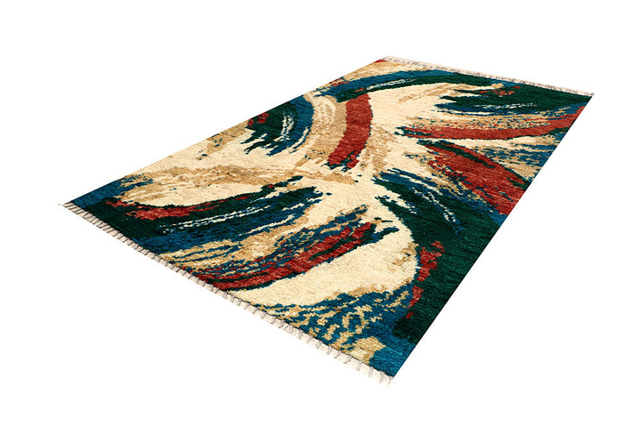 Multi Colored Abstract 6' 2 x 9' 8 - No. 66332 - ALRUG Rug Store