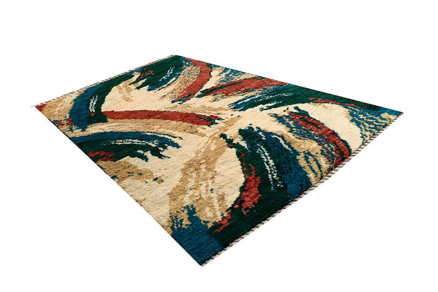 Multi Colored Abstract 6' 2 x 9' 8 - No. 66332 - ALRUG Rug Store
