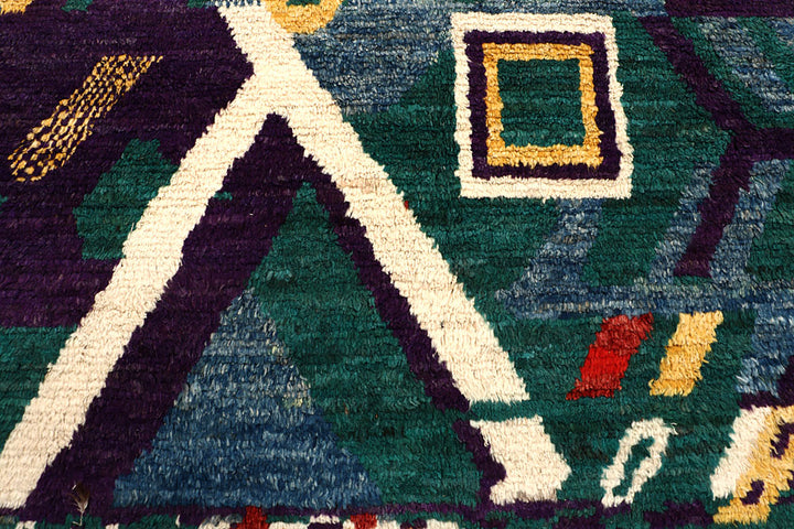 Multi Colored Abstract 6' 8 x 9' 9 - No. 66333 - ALRUG Rug Store