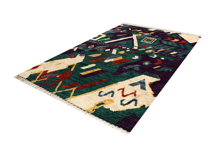 Multi Colored Abstract 6' 8 x 9' 9 - No. 66333 - ALRUG Rug Store