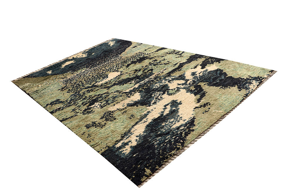 Multi Colored Abstract 6' 9 x 9' 7 - No. 66335 - ALRUG Rug Store