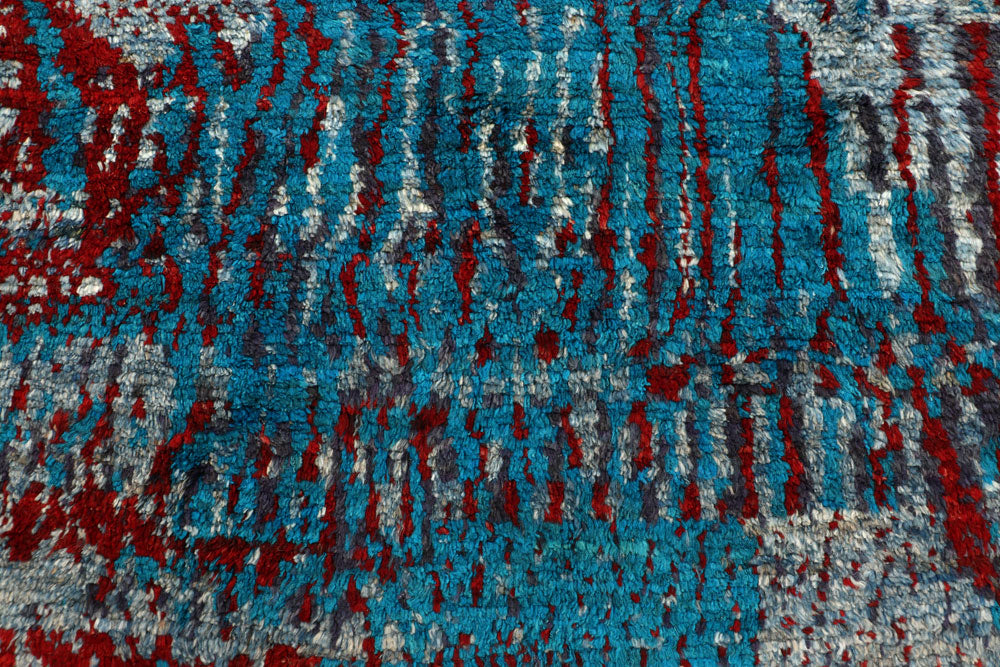 Multi Colored Abstract 6' 8 x 9' 9 - No. 66336 - ALRUG Rug Store