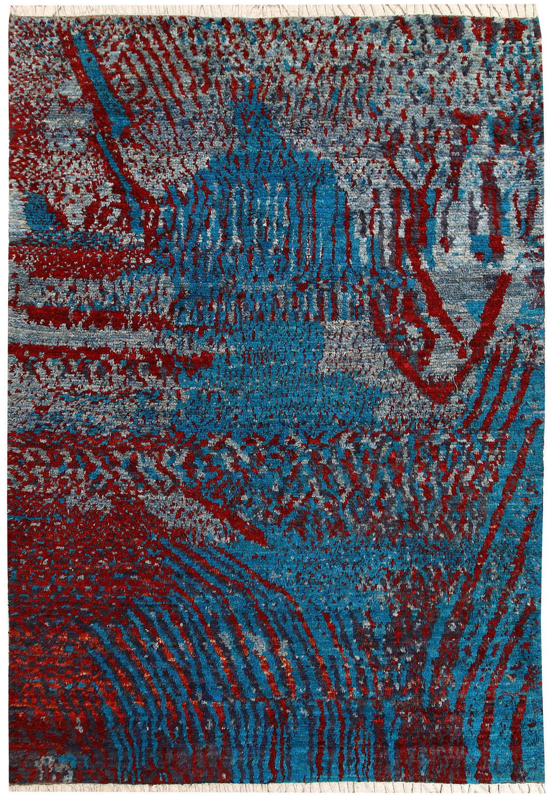 Multi Colored Abstract 6' 8 x 9' 9 - No. 66336 - ALRUG Rug Store