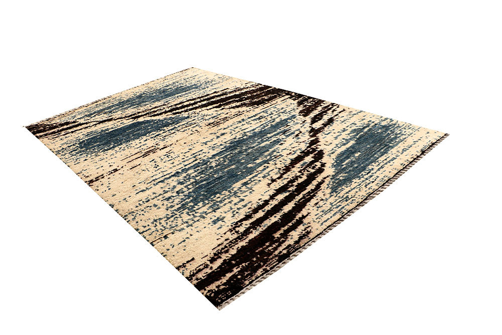 Multi Colored Abstract 6' 8 x 10' - No. 66338 - ALRUG Rug Store