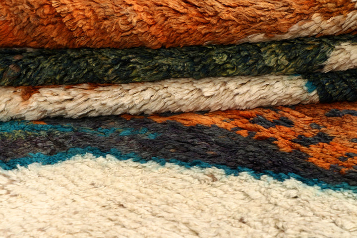 Multi Colored Abstract 6' 9 x 9' 7 - No. 66340 - ALRUG Rug Store