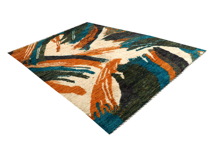 Multi Colored Abstract 6' 9 x 9' 7 - No. 66340 - ALRUG Rug Store