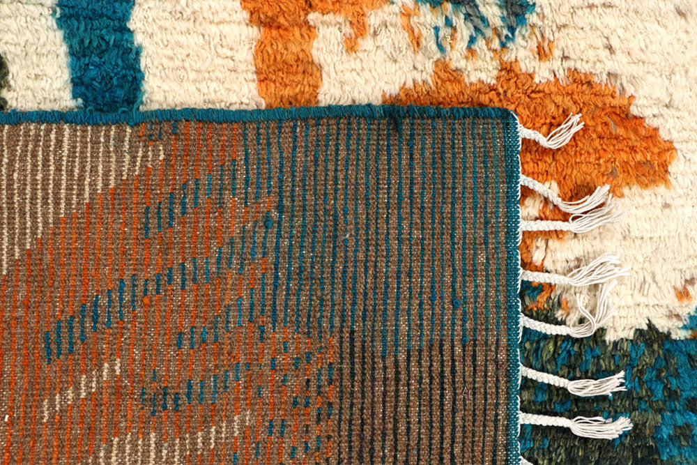 Multi Colored Abstract 6' 9 x 9' 7 - No. 66340 - ALRUG Rug Store