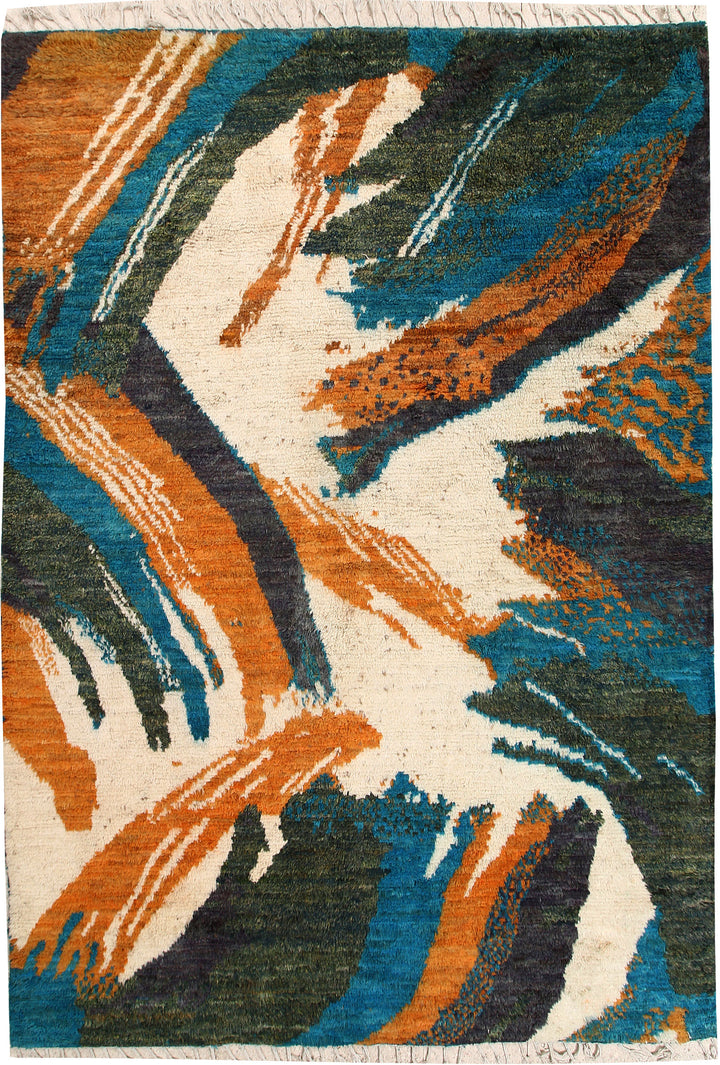 Multi Colored Abstract 6' 9 x 9' 7 - No. 66340 - ALRUG Rug Store