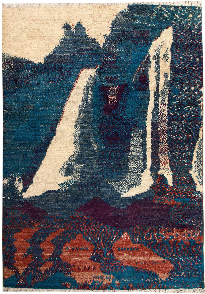 Multi Colored Abstract 6' 9 x 9' 8 - No. 66341 - ALRUG Rug Store