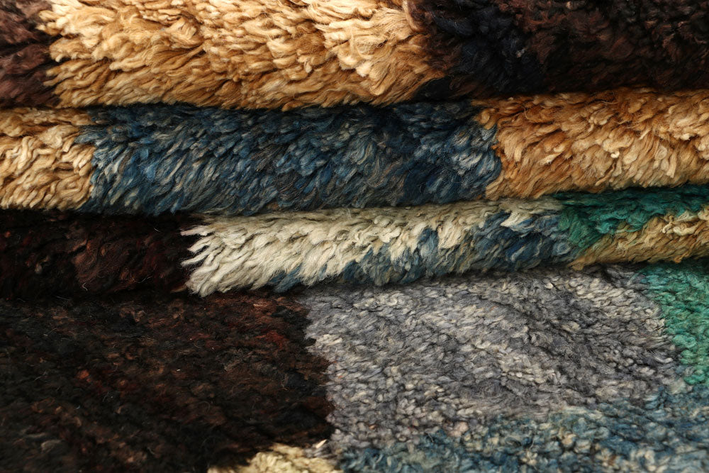 Multi Colored Abstract 6' 4 x 9' 5 - No. 66343 - ALRUG Rug Store