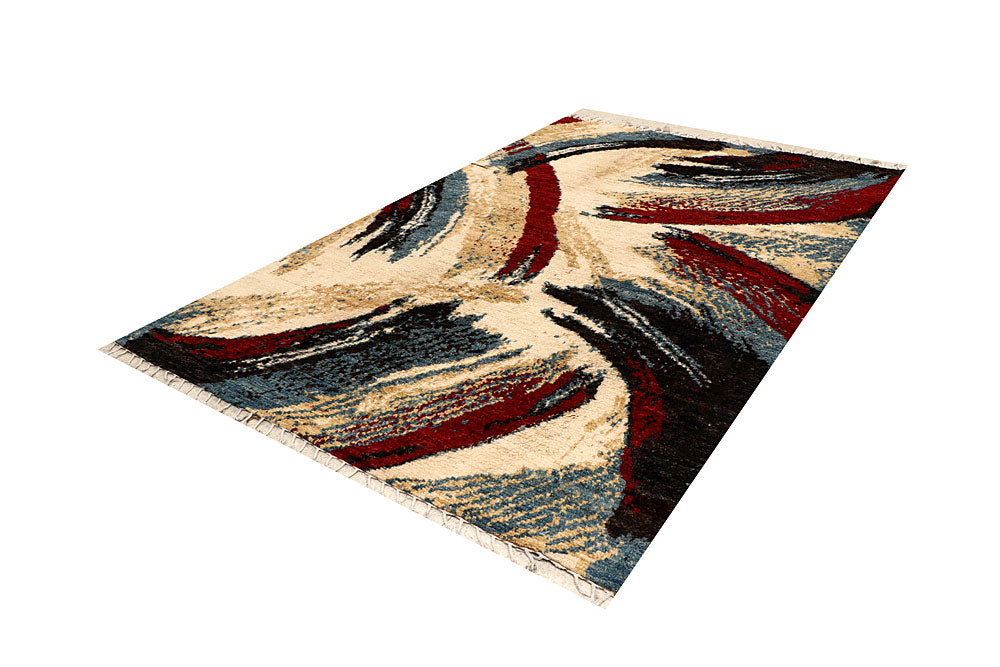 Multi Colored Abstract 6' 5 x 9' 5 - No. 66344 - ALRUG Rug Store