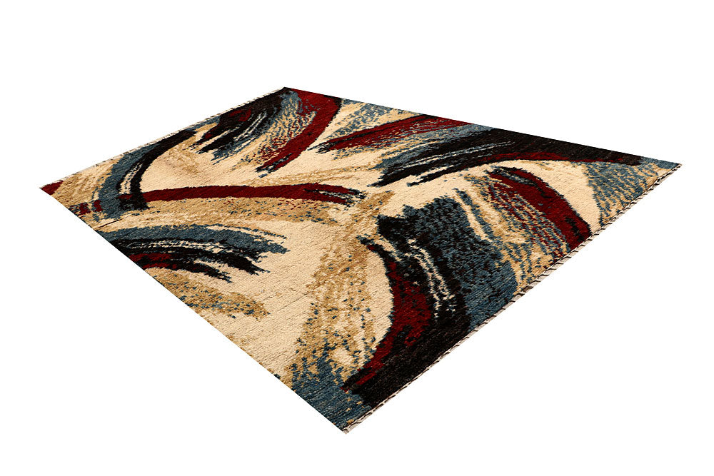 Multi Colored Abstract 6' 5 x 9' 5 - No. 66344 - ALRUG Rug Store