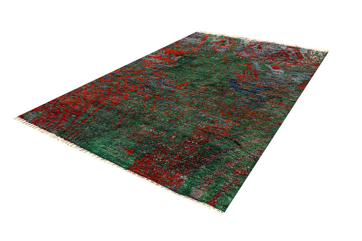 Multi Colored Abstract 6' 10 x 9' 8 - No. 66345 - ALRUG Rug Store