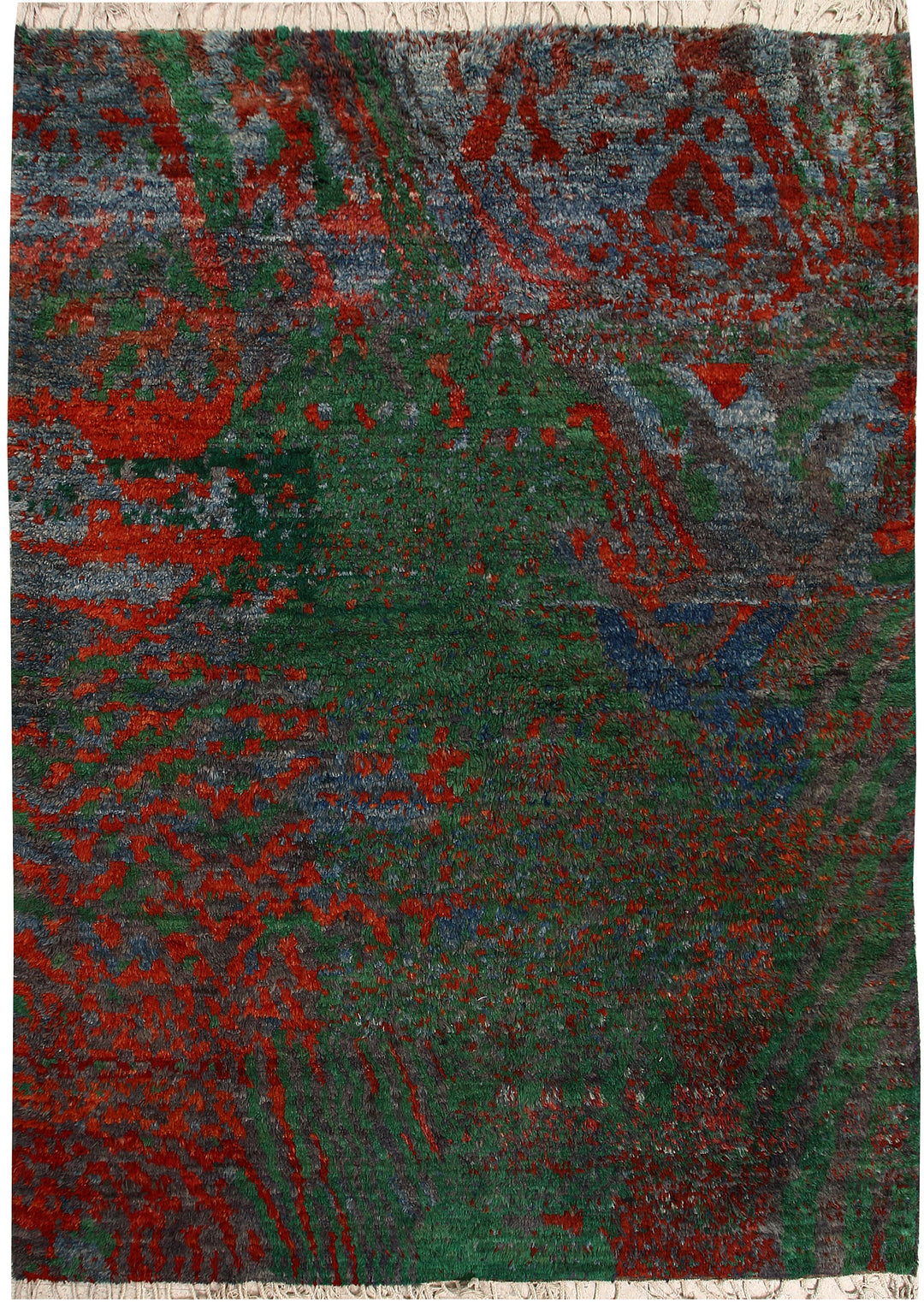 Multi Colored Abstract 6' 10 x 9' 8 - No. 66345 - ALRUG Rug Store