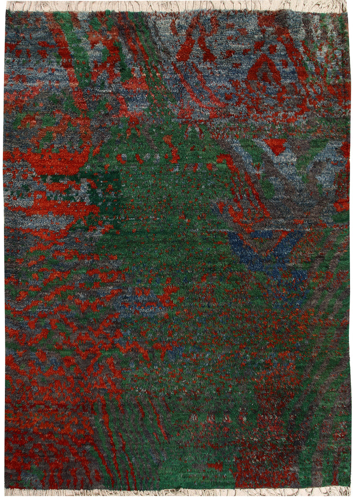 Multi Colored Abstract 6' 10 x 9' 8 - No. 66345 - ALRUG Rug Store