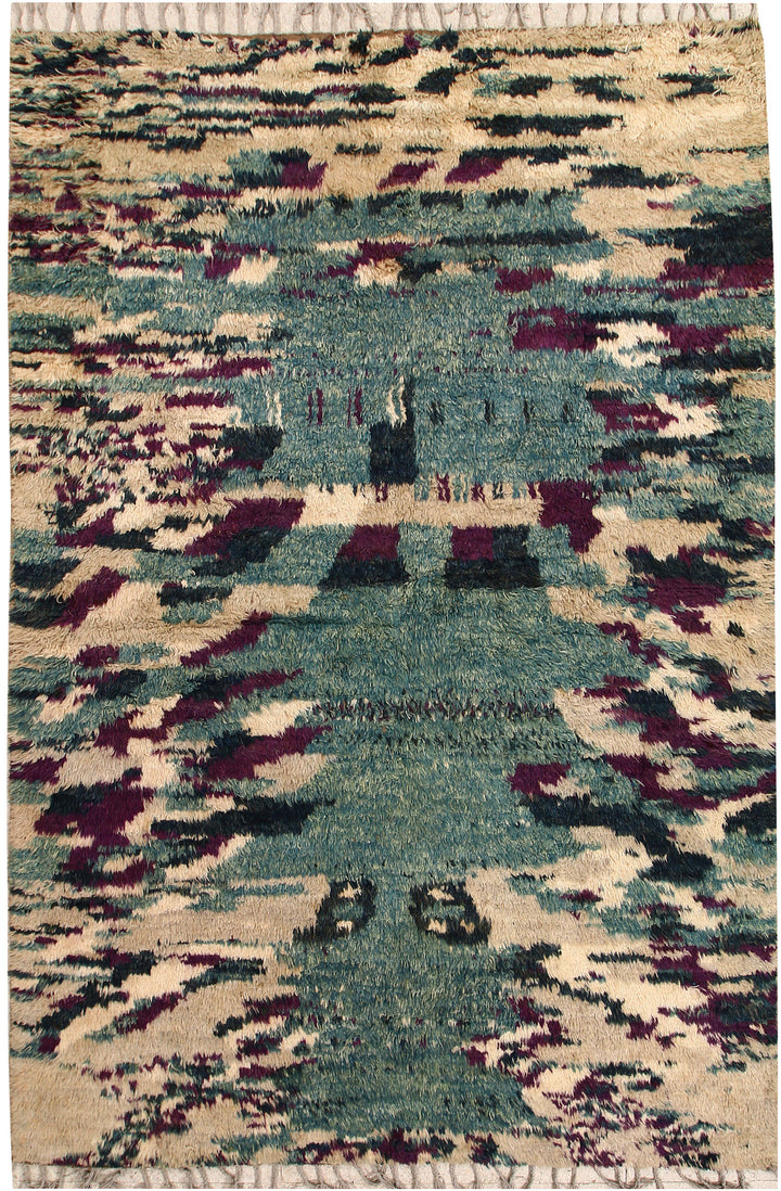 Multi Colored Abstract 6' 4 x 9' 8 - No. 66347 - ALRUG Rug Store