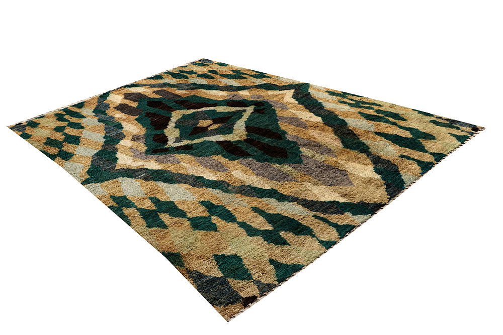 Multi Colored Abstract 6' 8 x 9' 3 - No. 66348 - ALRUG Rug Store