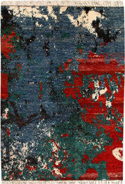 Multi Colored Abstract 6' 7 x 9' 6 - No. 66349 - ALRUG Rug Store
