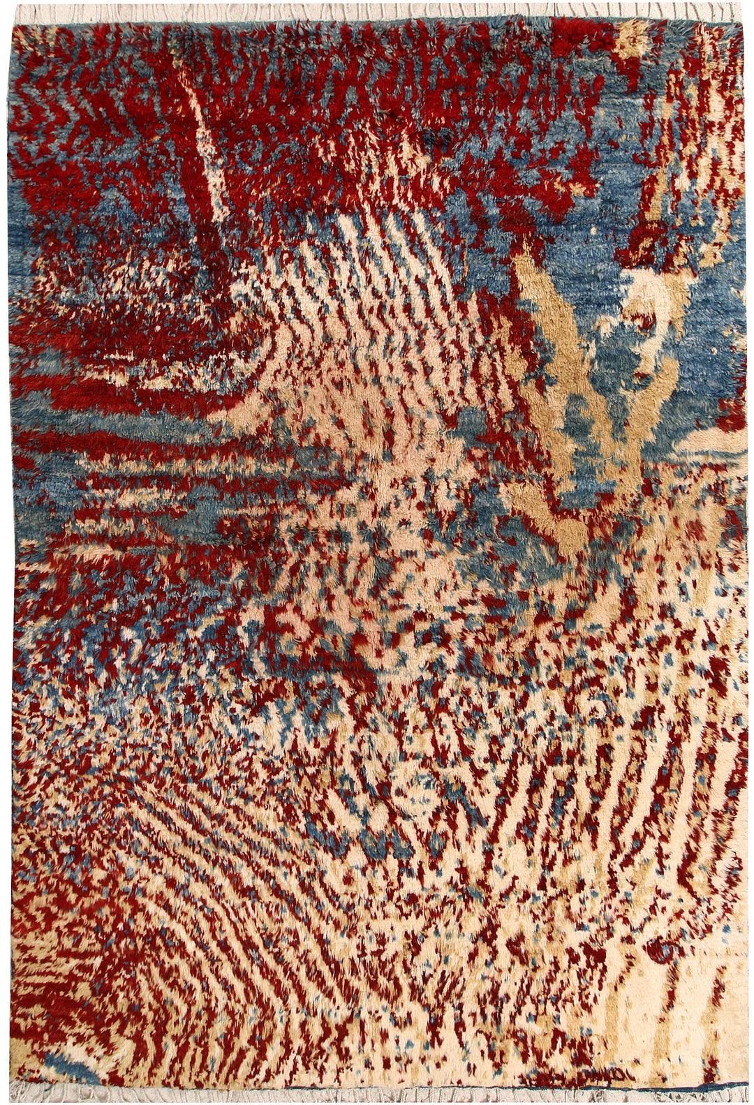 Multi Colored Abstract 6' 6 x 9' 5 - No. 66351 - ALRUG Rug Store