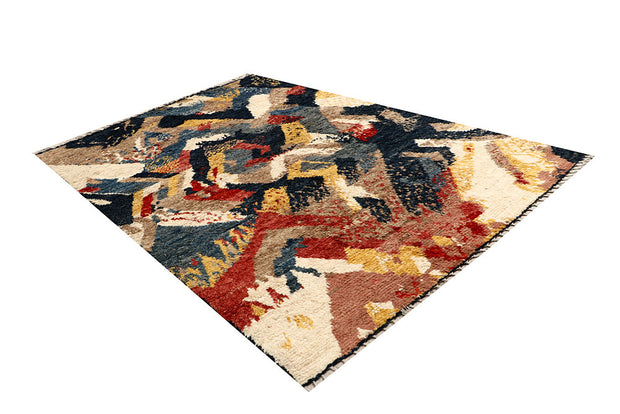 Multi Colored Abstract 6' 6 x 9' 7 - No. 66352 - ALRUG Rug Store