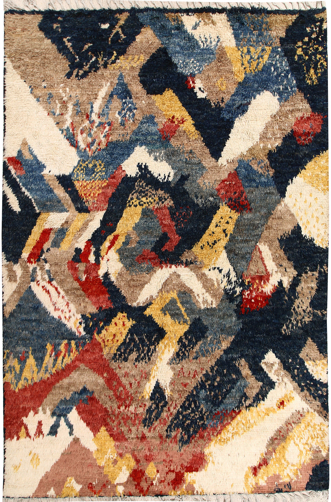 Multi Colored Abstract 6' 6 x 9' 7 - No. 66352 - ALRUG Rug Store