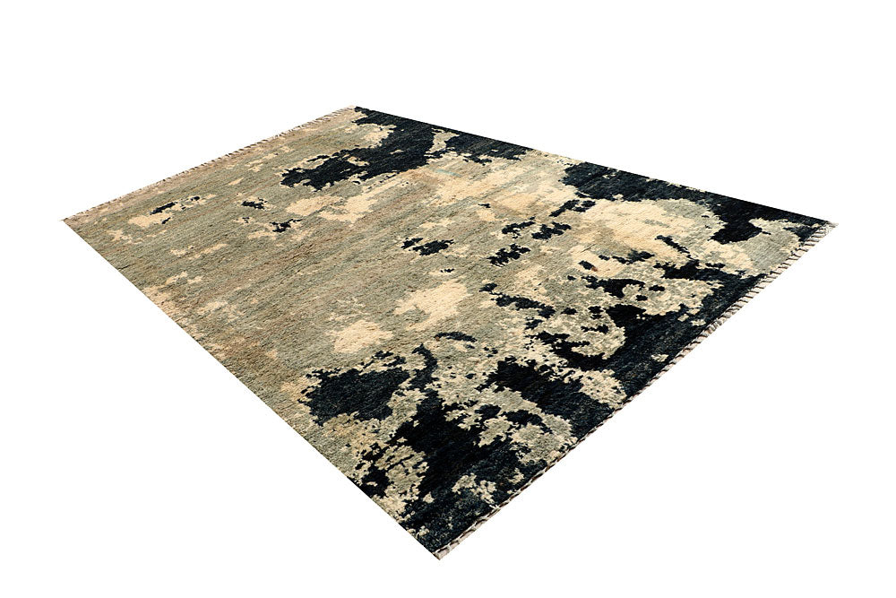 Multi Colored Abstract 6' 6 x 9' 9 - No. 66353 - ALRUG Rug Store